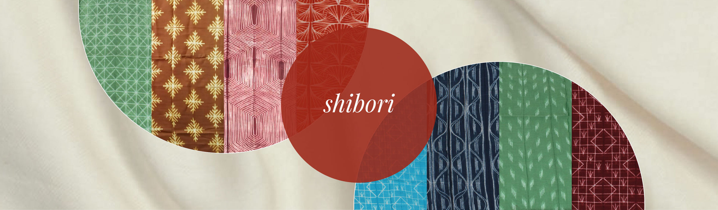 Shibori fabrics