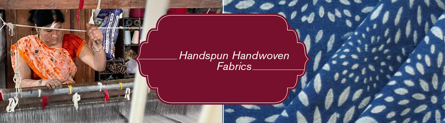 Handspun woven fabrics