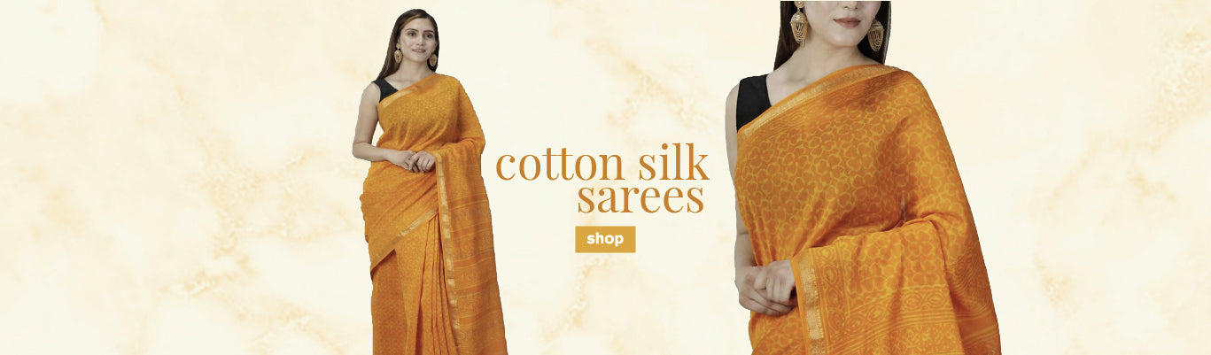 Cotton silk sarees