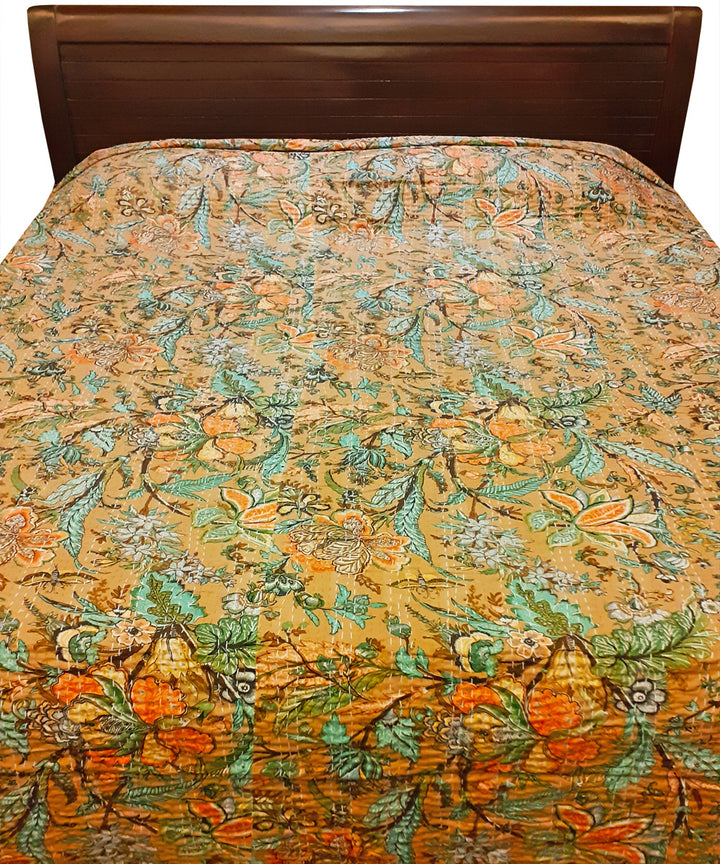 Premium cotton kantha bedcover (Double Bed)