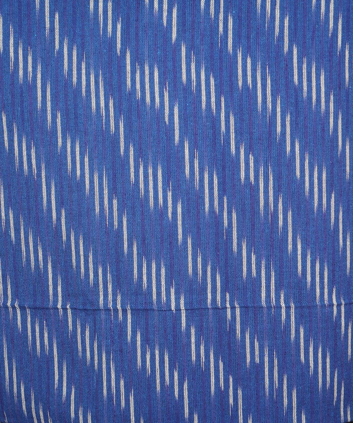3pc Blue grey handwoven cotton pochampally ikat dress material