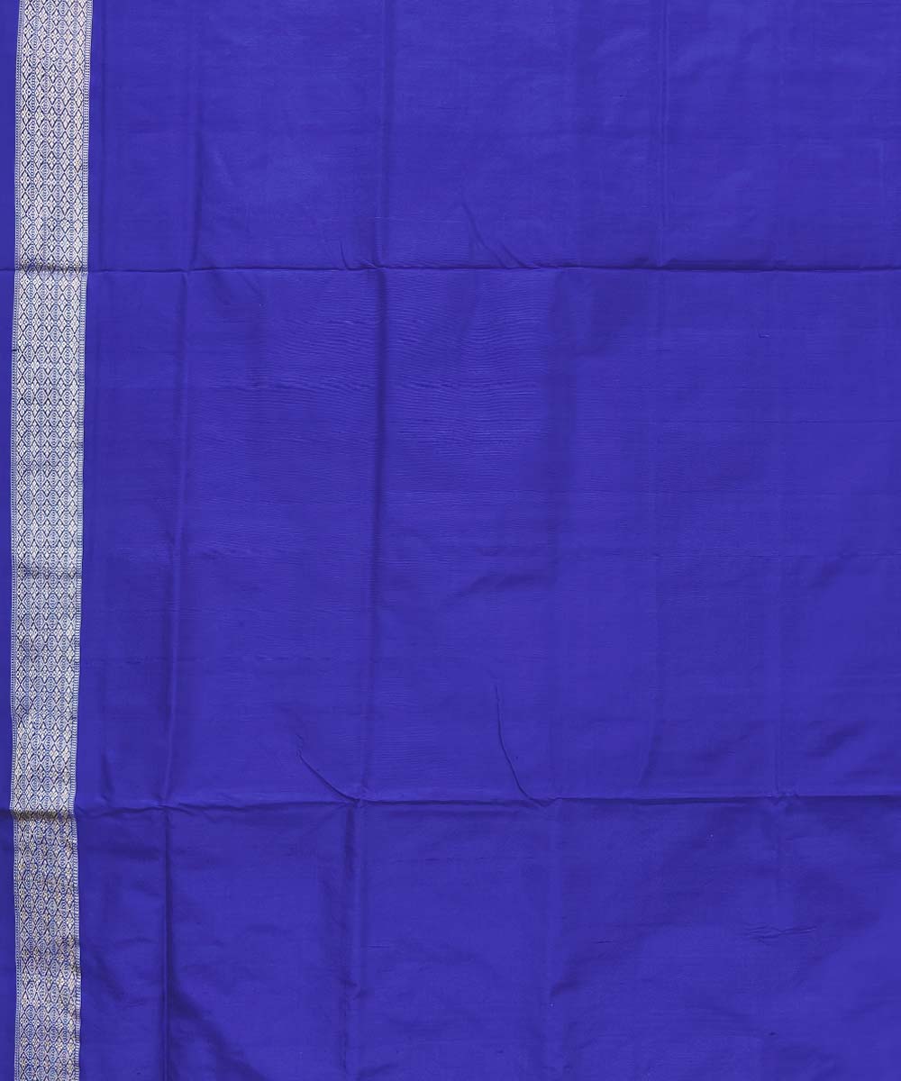 Lavender blue handwoven silk bomkai saree