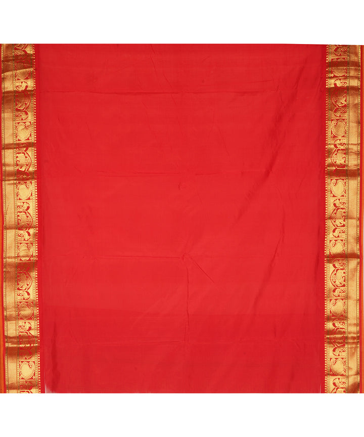 White red silk handloom venkatagiri saree