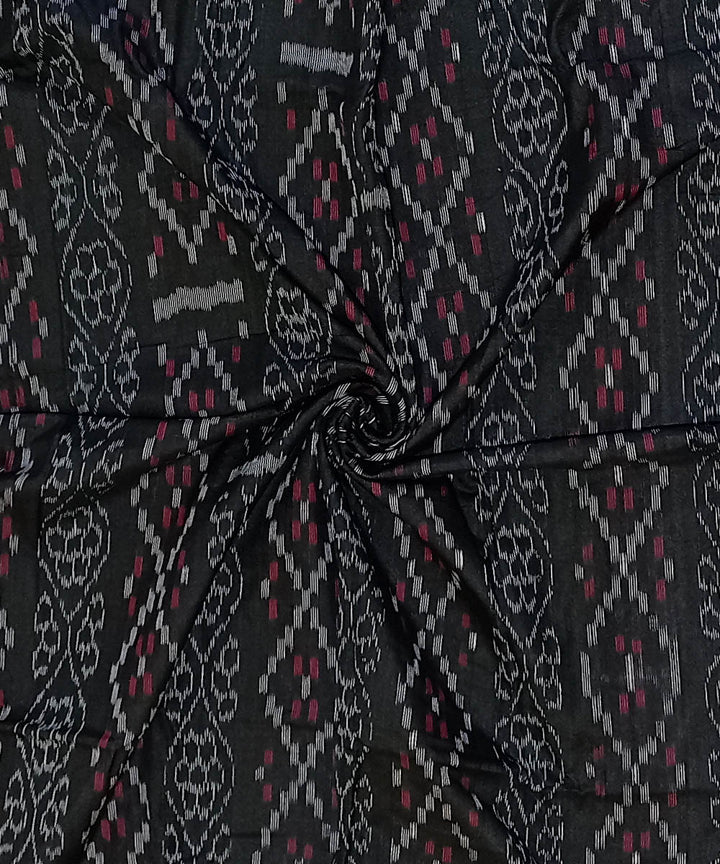 Black hand woven cotton nuapatna fabric