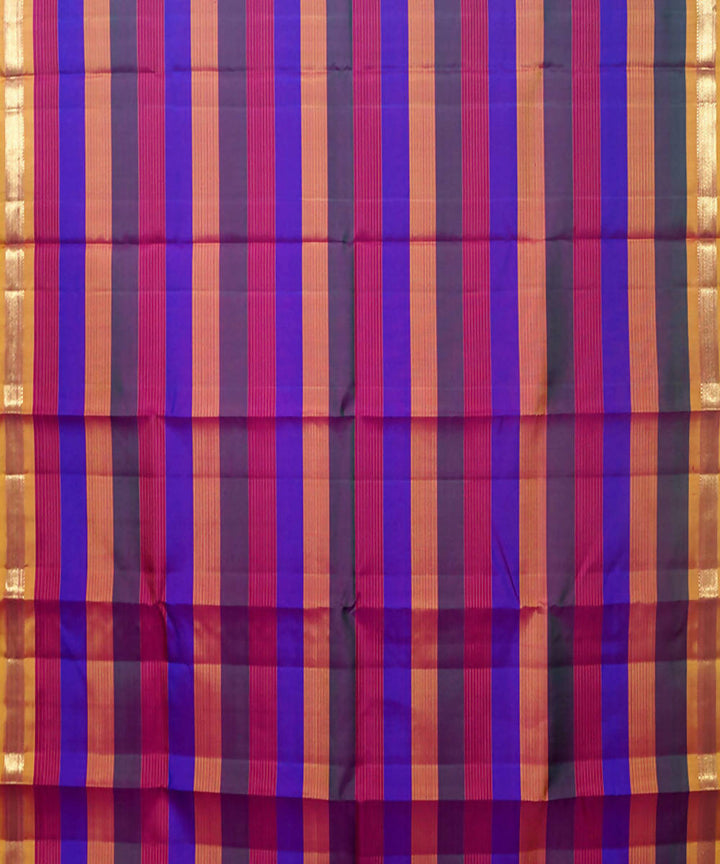Striped Handloom Kancheepuram Silk Saree