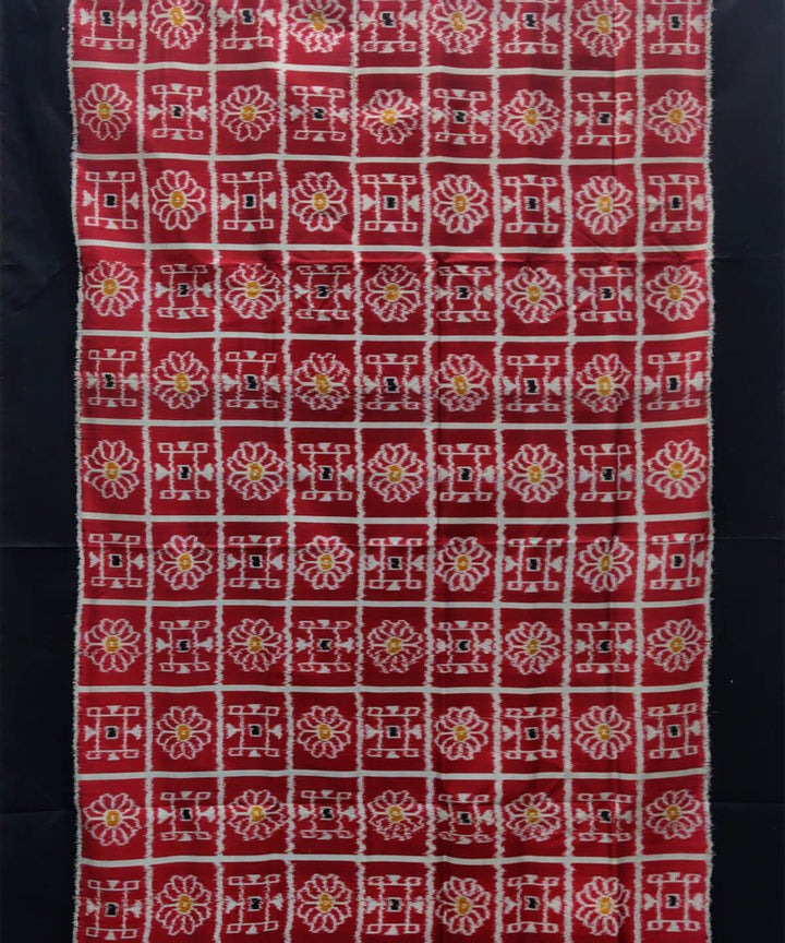 Red black silk handwoven khandua nabakothi saree