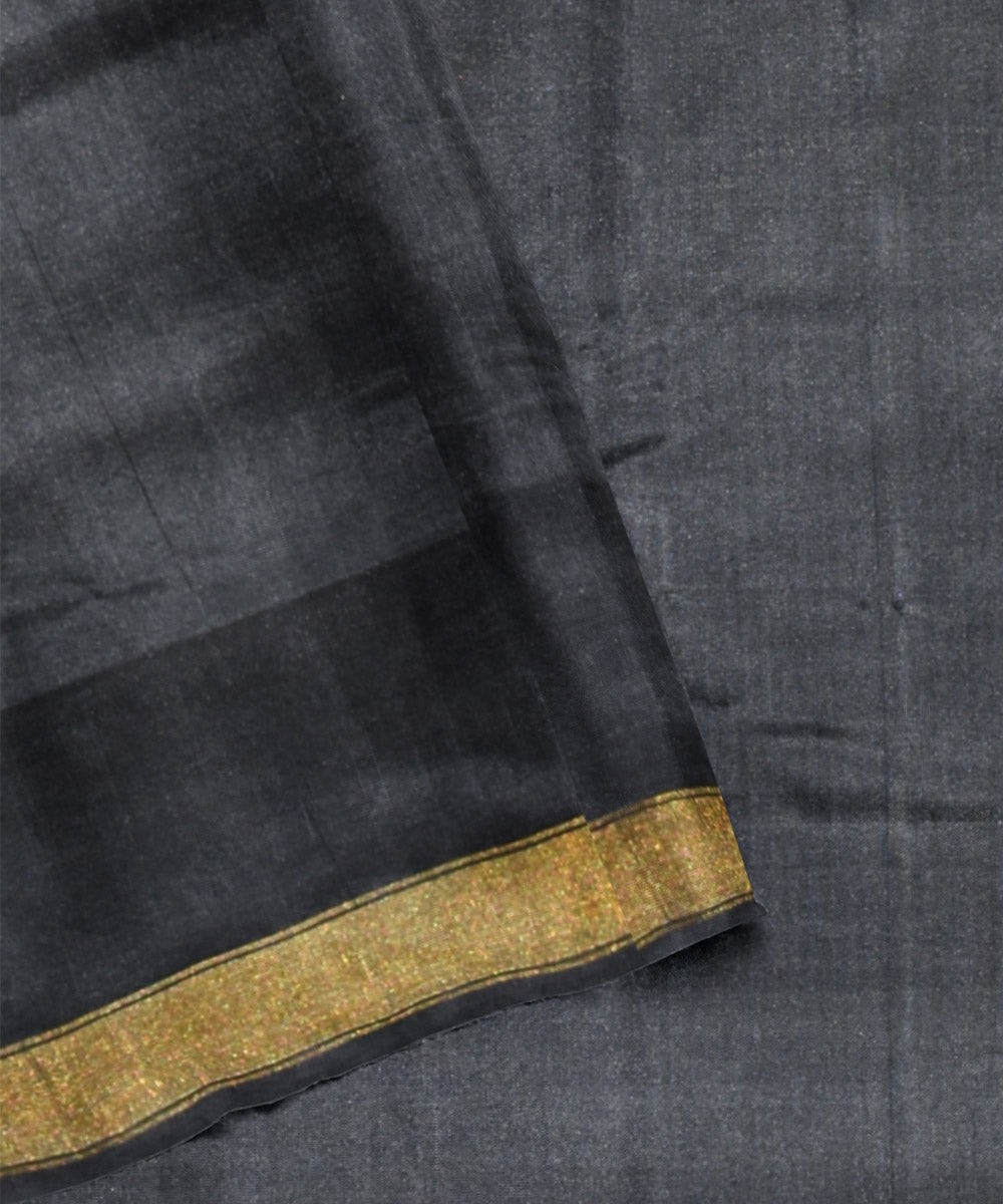 Black silk handloom patola saree