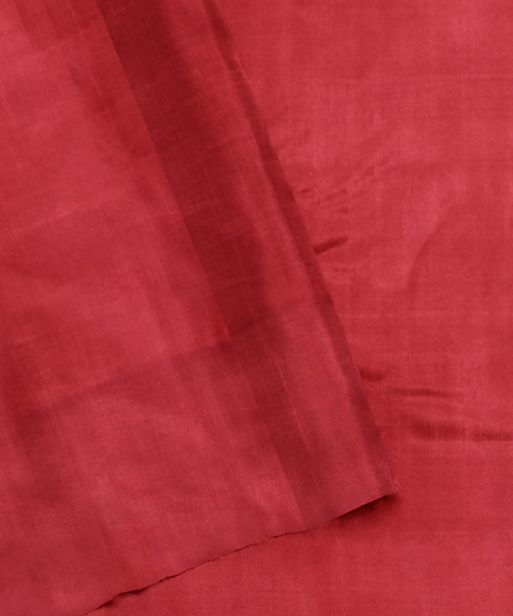 Pink handwoven cotton patola saree