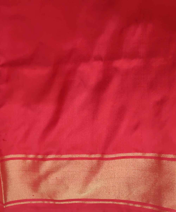 Indigo blue red handloom pochampally ikat silk saree