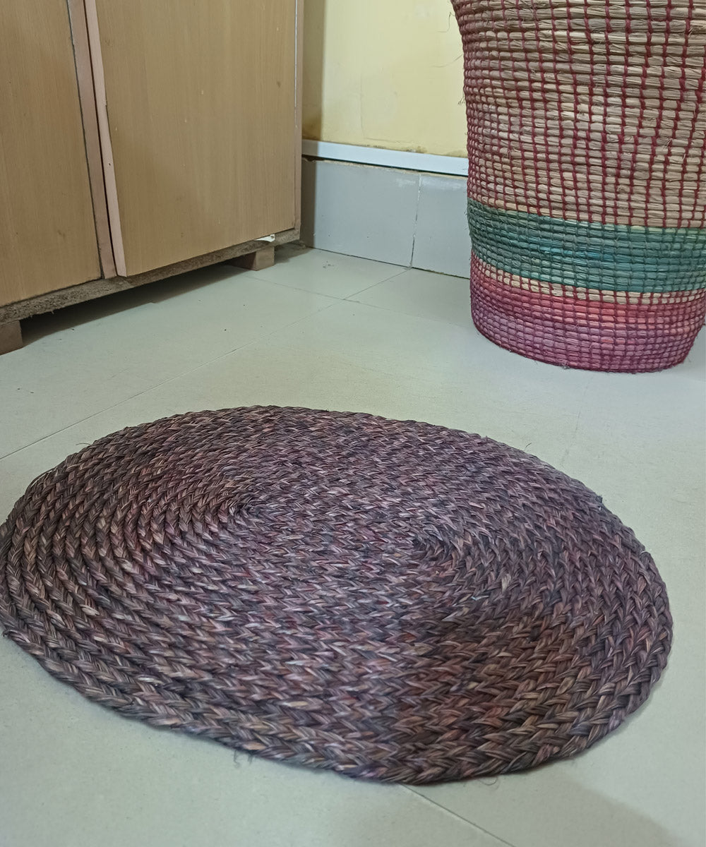 Mauve sabai grass floor mat floor mat