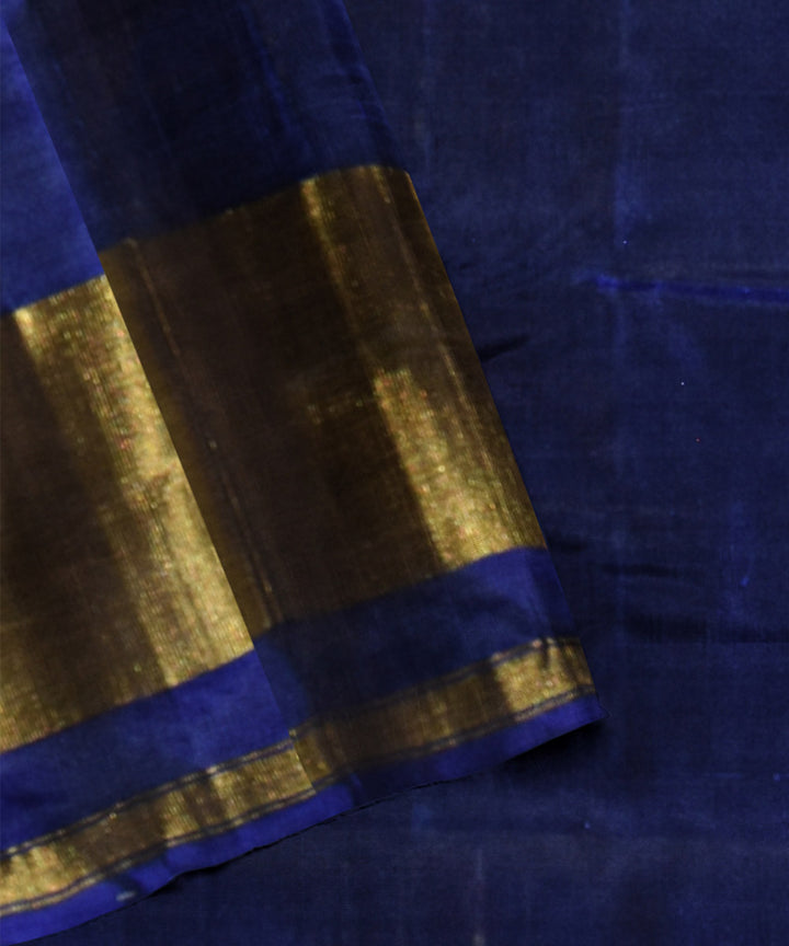 Pale blue silk handloom patola saree