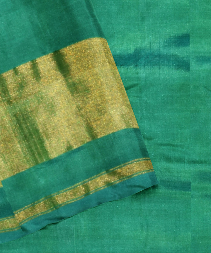 Light green silk handloom patola saree