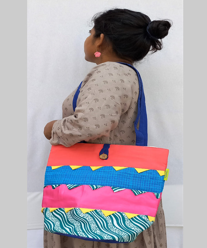 Multicolor handcrafted bag