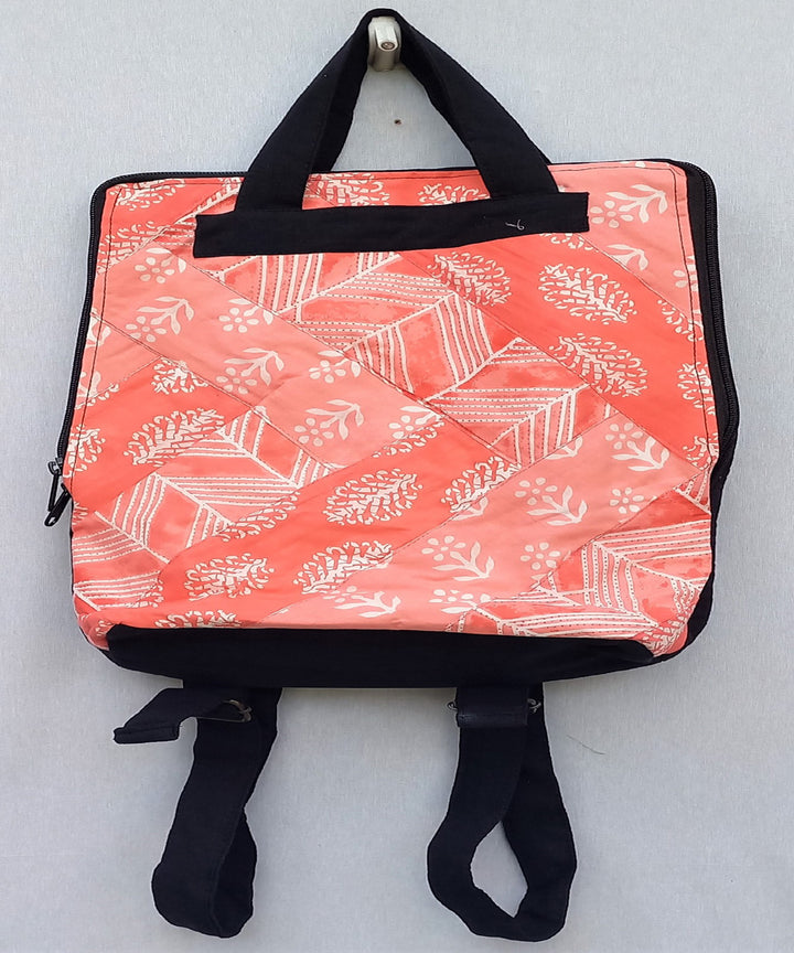 Pink black handcrafted new lilla bag