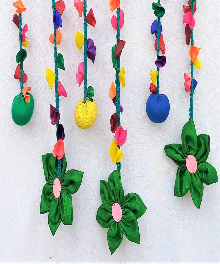 Multicolor hand crafted wooden hanging