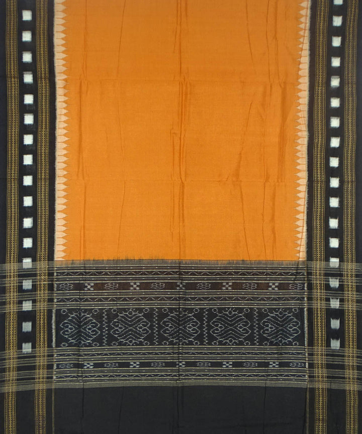 3pc Light brown black handwoven sambalpuri ikat cotton dress material