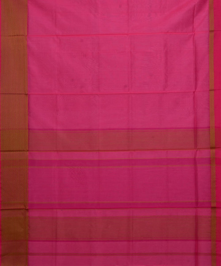 Maheshwari Handloom Light Pink Sico Saree