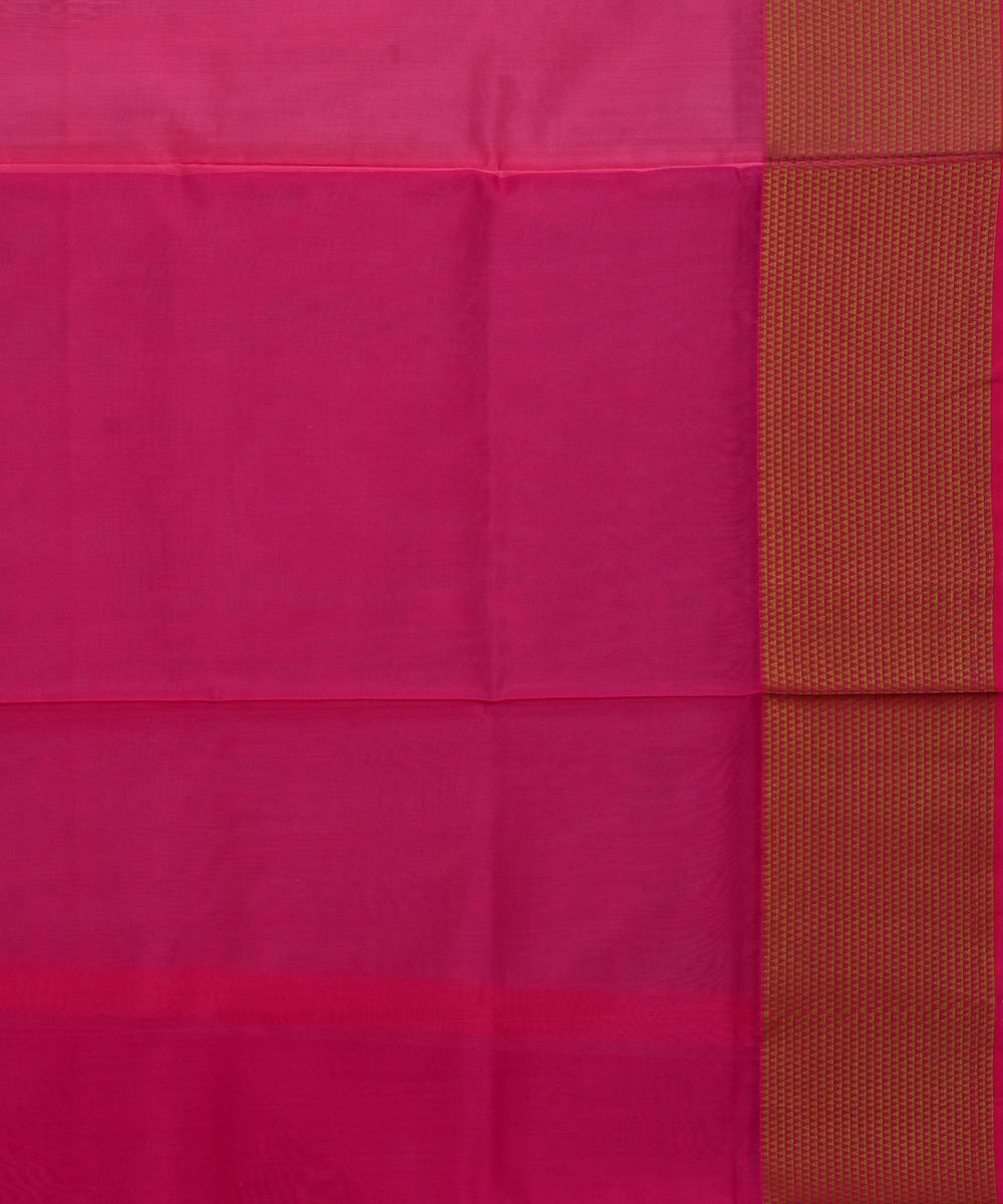 Maheshwari Handloom Light Pink Sico Saree