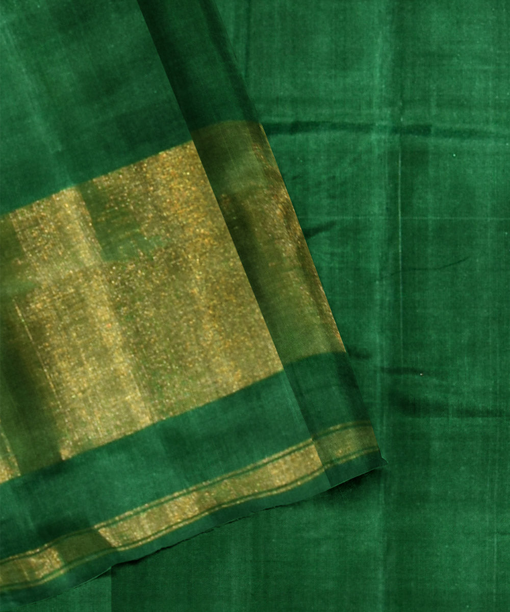 Light green silk handwoven patola saree