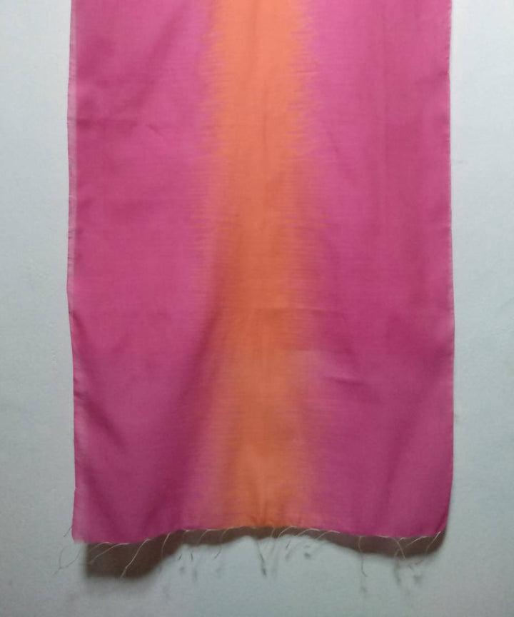 Pink Orange Handwoven Tie dye SICO Stole