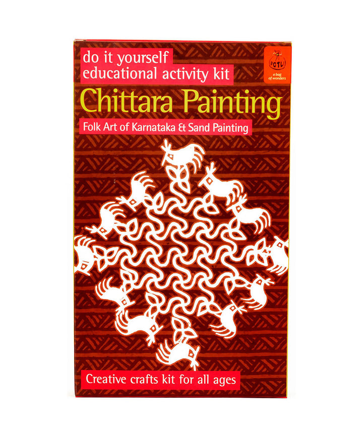 Handmade DIY Educational Colouring Kit Chittara Painting of Karnataka