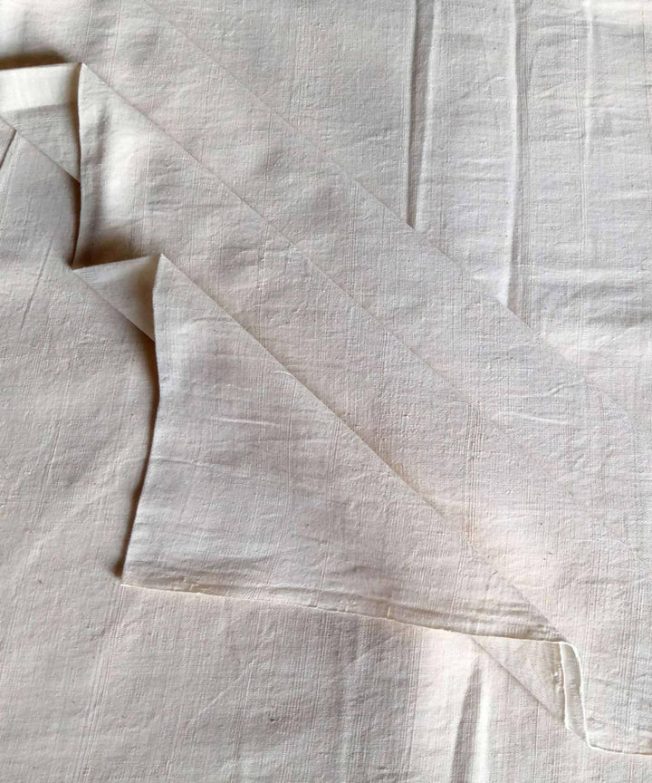 2.5m kora organic handspun handwoven cotton kurta fabric