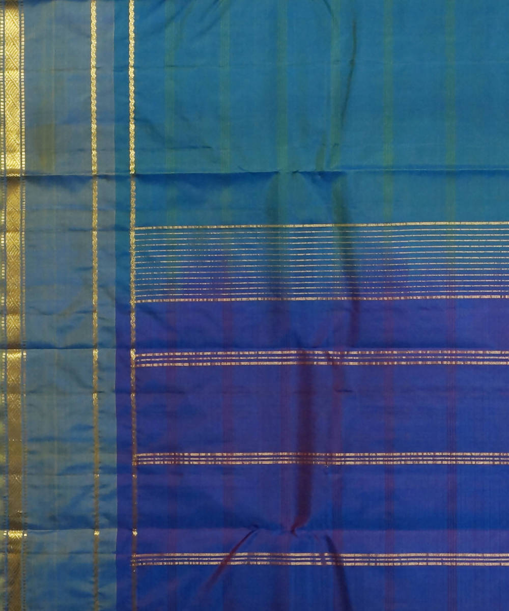 Double Shaded Handloom Rasipuram Silk Saree