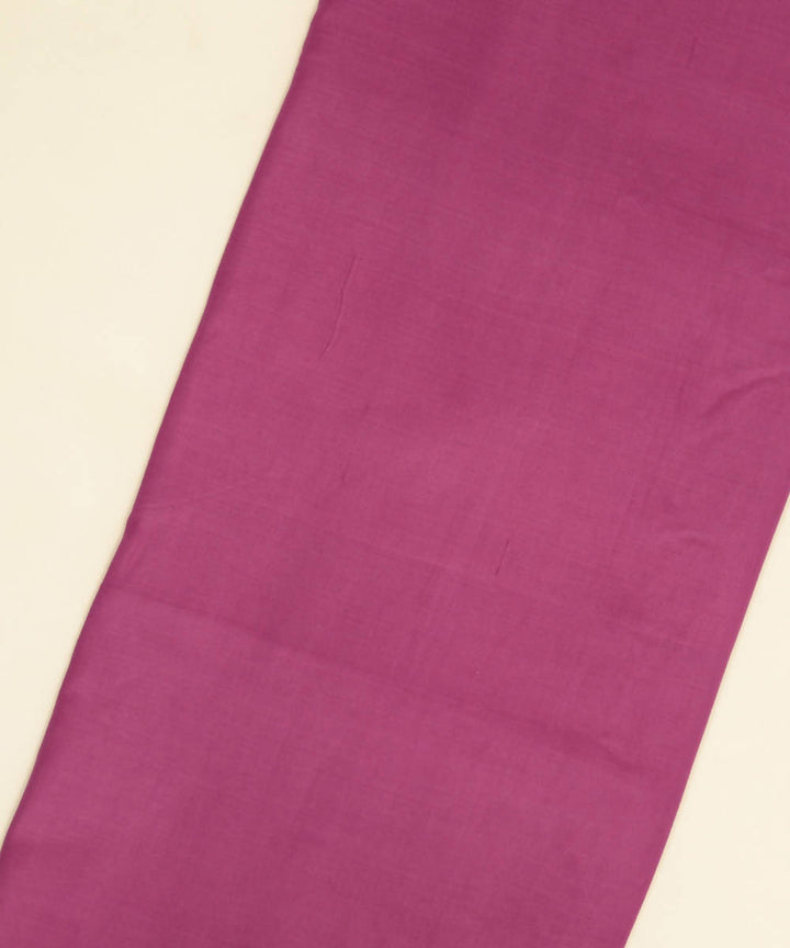 Handwoven cotton bambooDark Pink Fabric