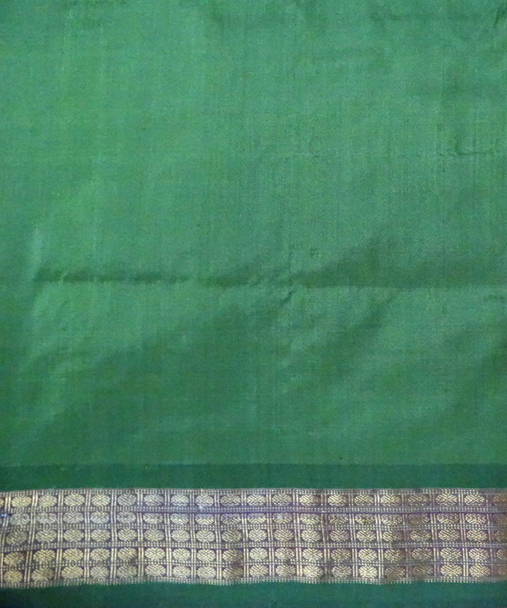 Deep Cerise Tissue Ikat Silk Saree