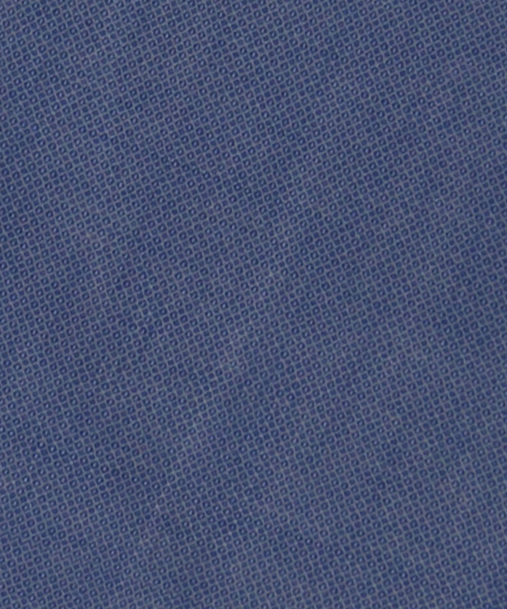 Indigo Blue Handwoven Cotton Bamboo Fabric