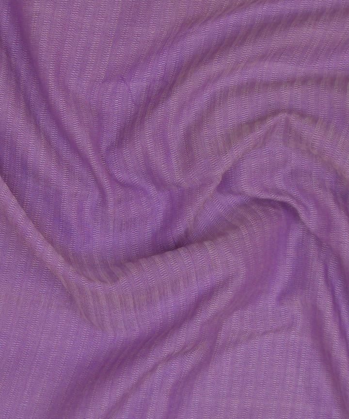 Purple Handwoven Cotton Bamboo Fabric