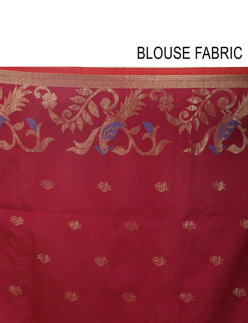 Dark pinkish maroon handloom art silk and cotton bengal saree