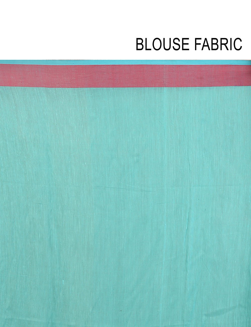 Pale sky blue handwoven cotton bengal saree