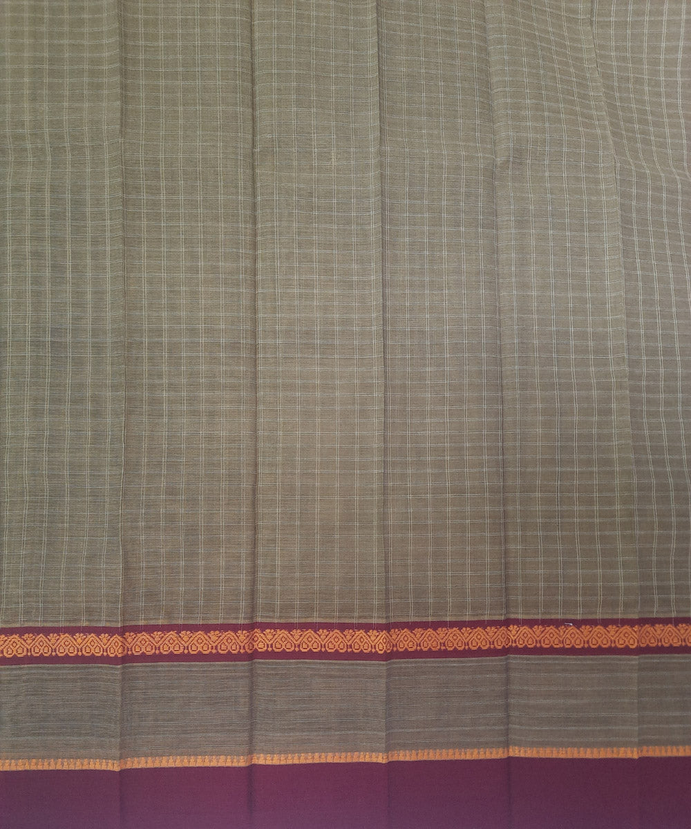 Multicolor handloom cotton narayanpet saree