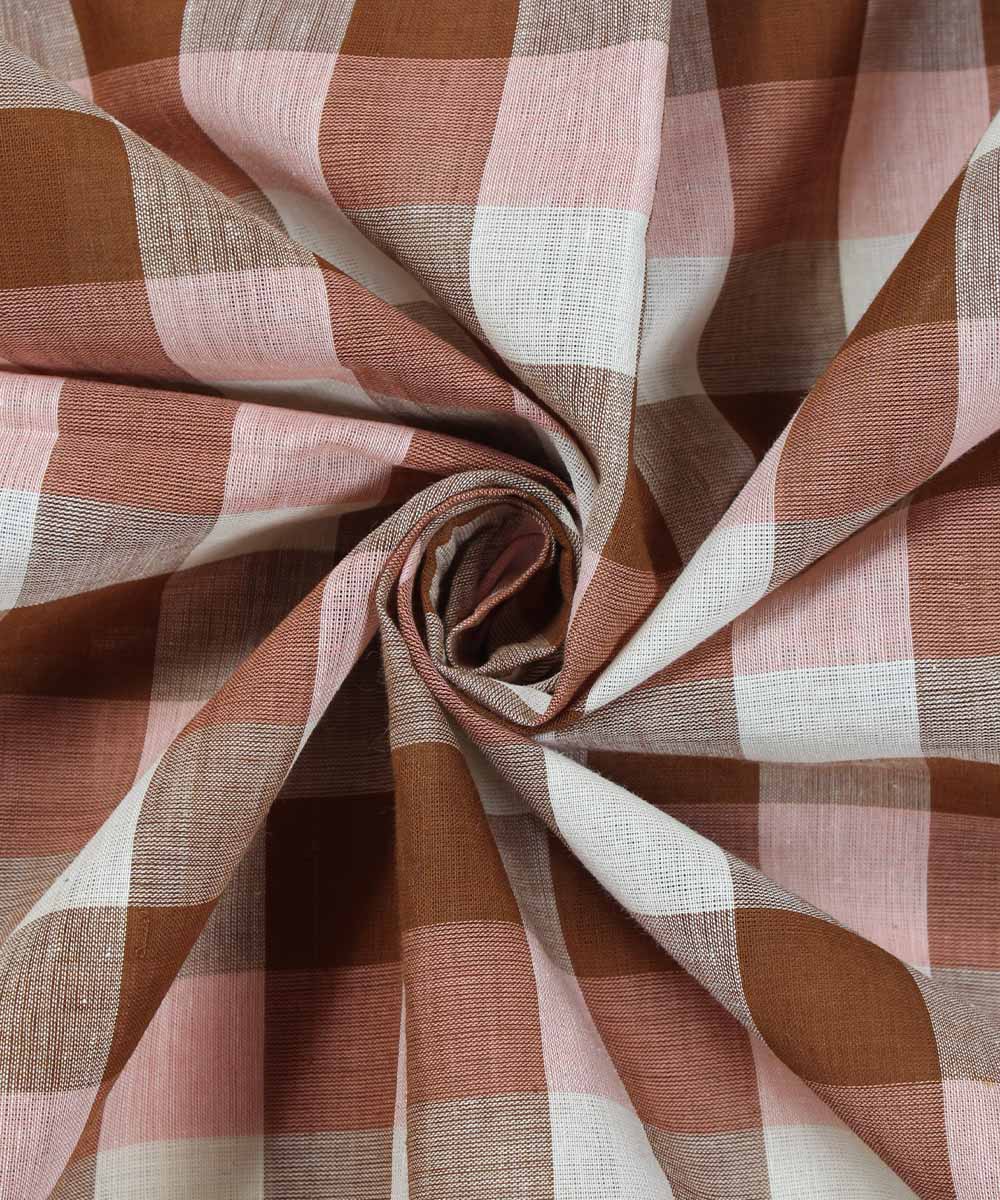 1m Muticolor Handwoven Cotton Fabric