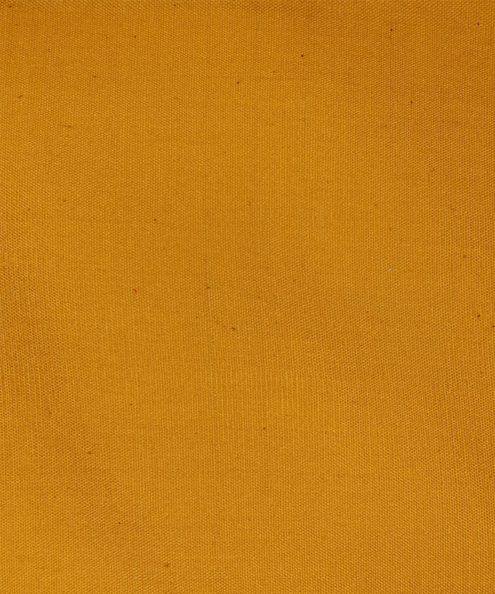 Yellow handwoven cotton assam fabric