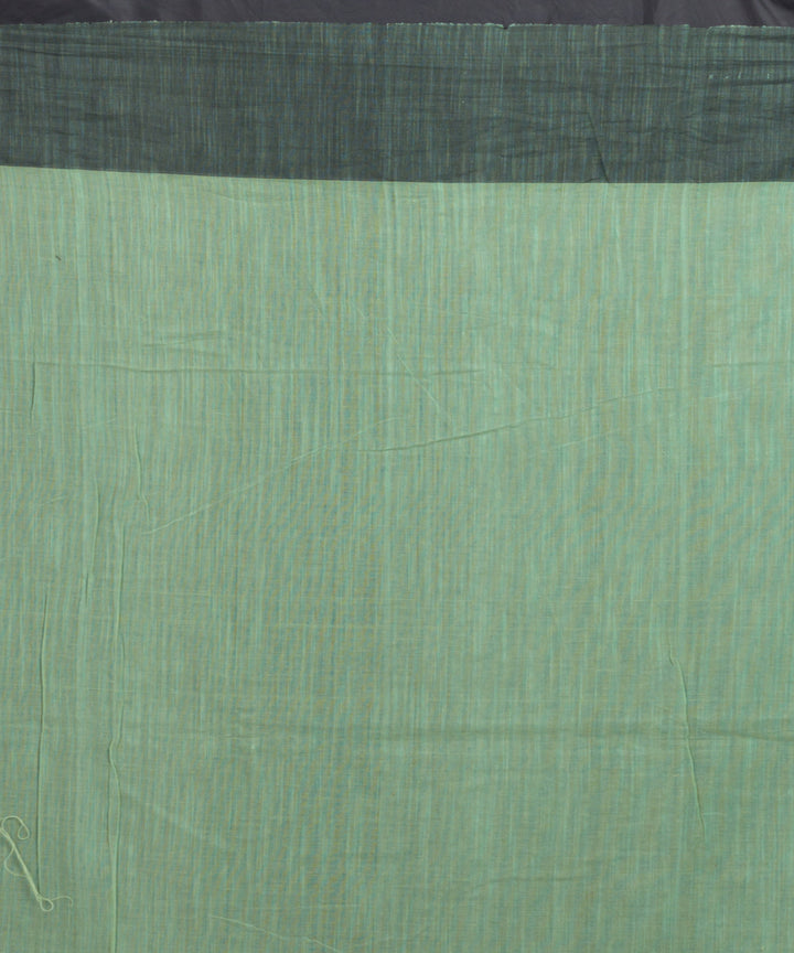 Light Green Handwoven Cotton bengal saree