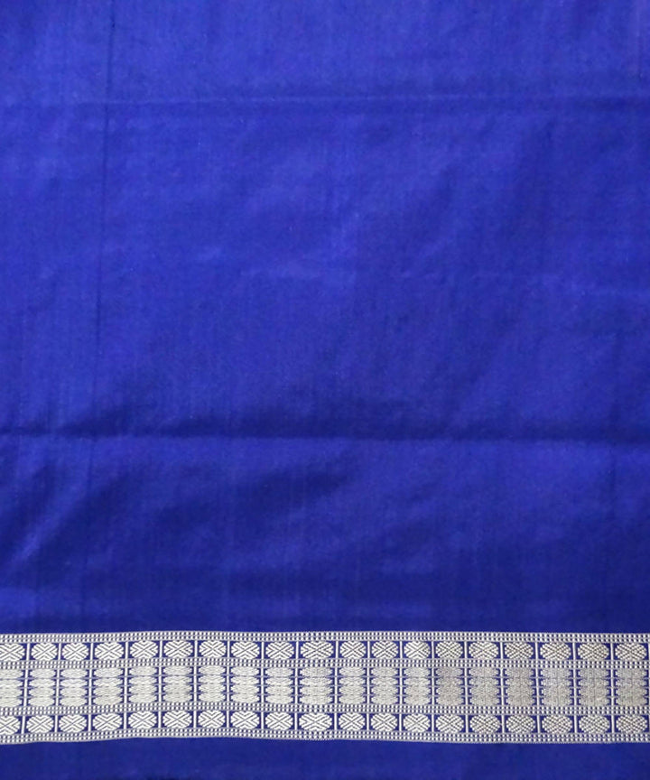 Celadon Blue Bomkai Handloom Silk Saree