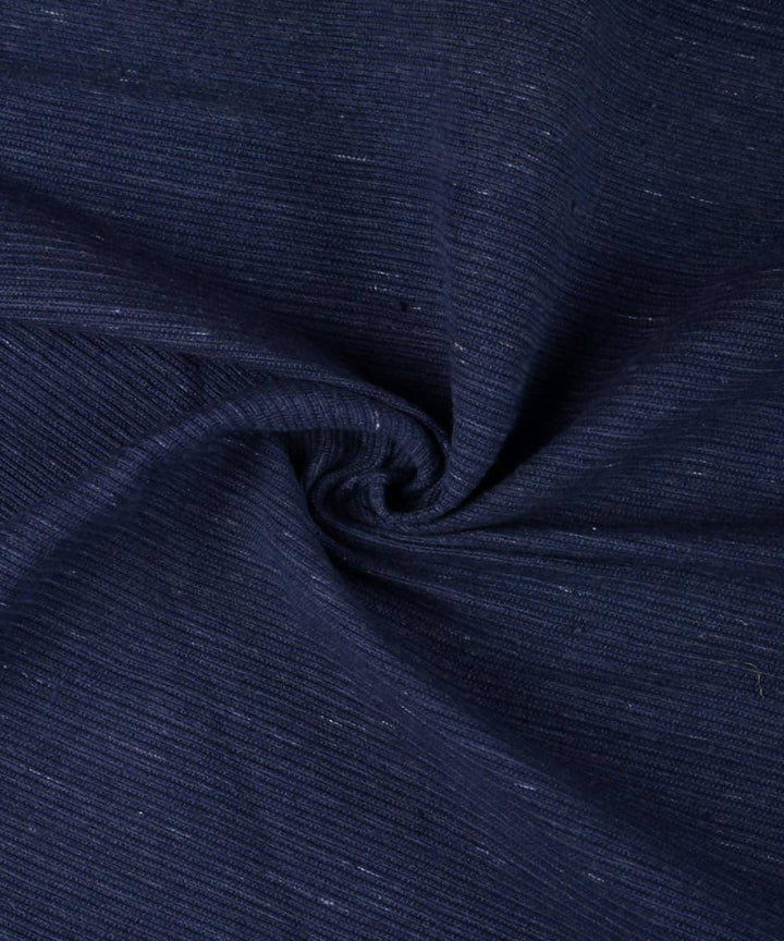 Blue dyed handwoven cotton upholstery fabric