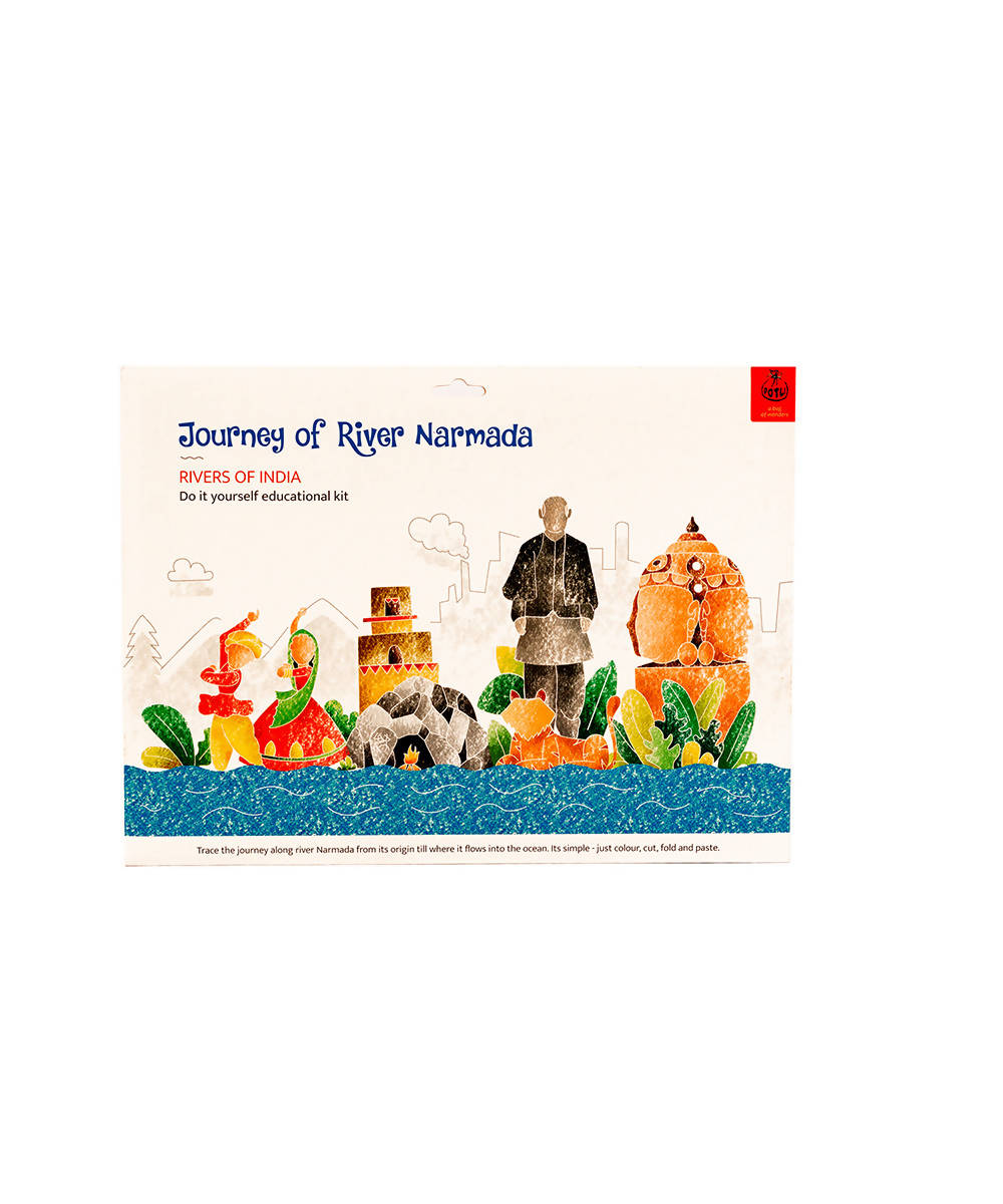 Colouring Kit Learning Activity about Rivers Of India (Narmada)