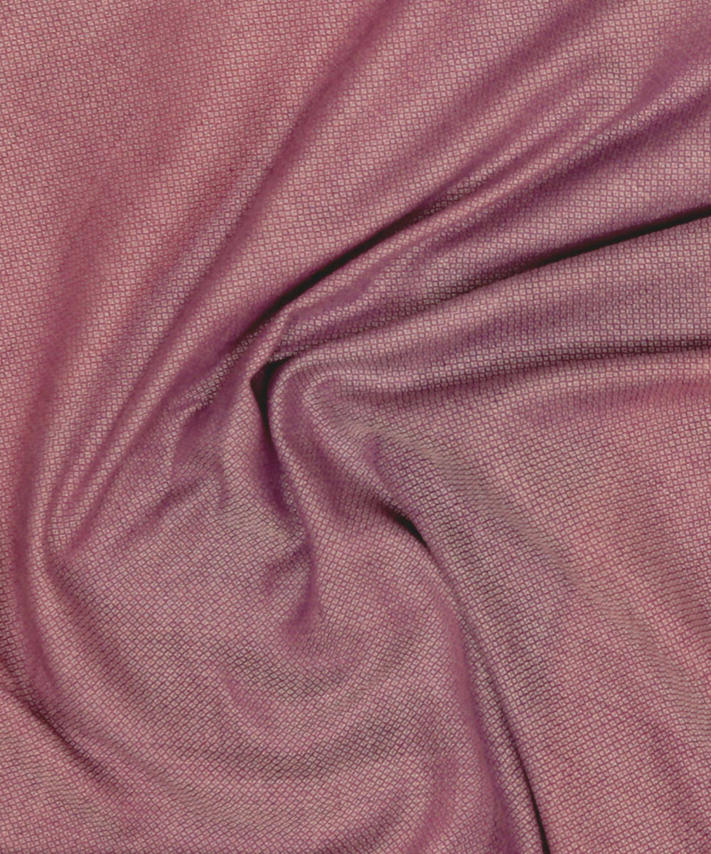 Handwoven Cotton Bamboo Lavender Fabric