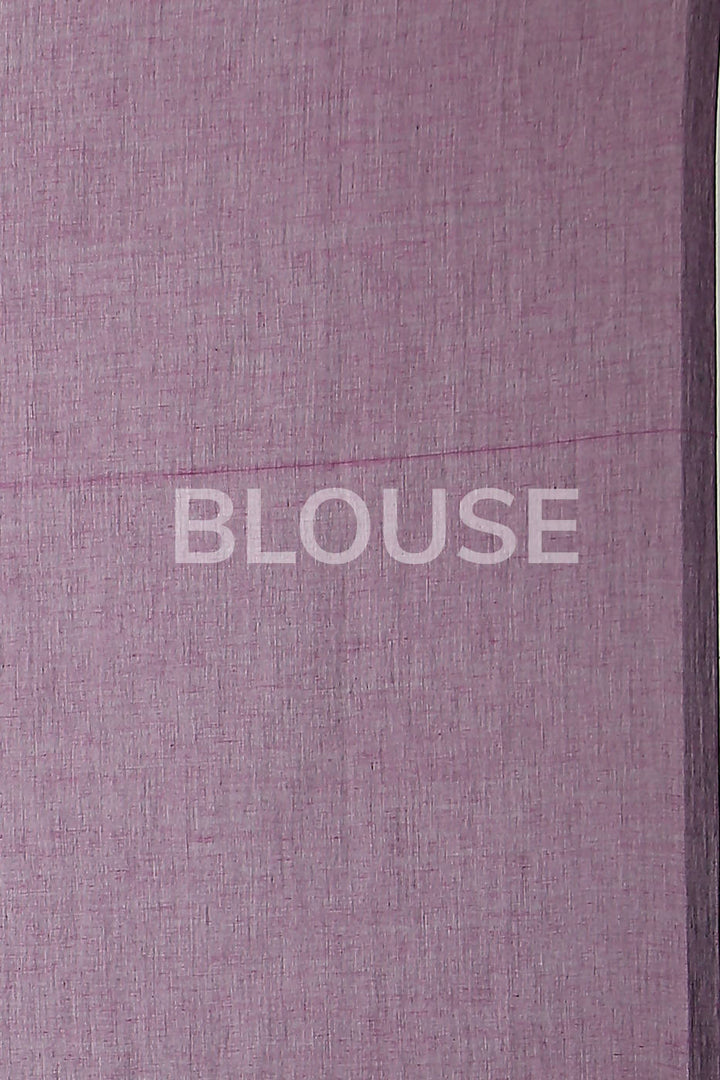 Handloom bengal magenta purple soft cotton saree