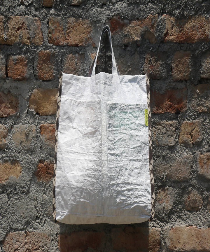 White vegetable grocery bag