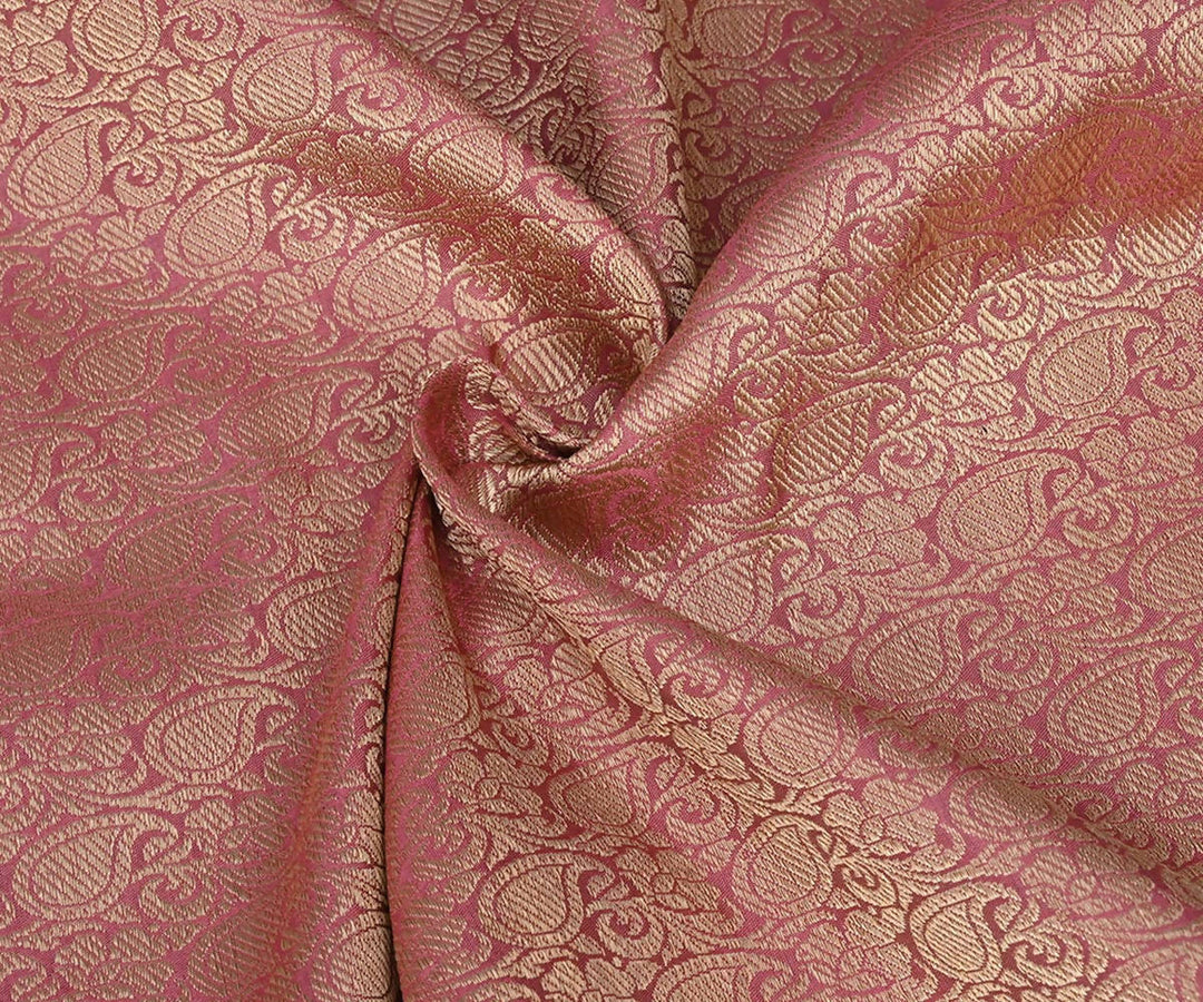 Grey handwoven katan silk pure banarasi saree with pure zari work