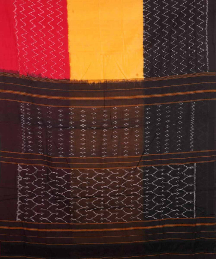 Multicolor handloom cotton ikat pochampally saree
