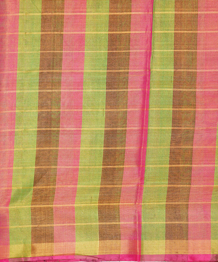 Handloom multicolor Uppada Silk Saree