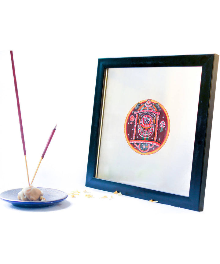 Potli handmade ganjifa wallart (buddha)