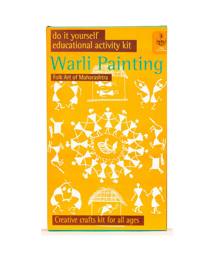 Handmade DIY Educational Colouring Kit Warli Painting of Maharashtra