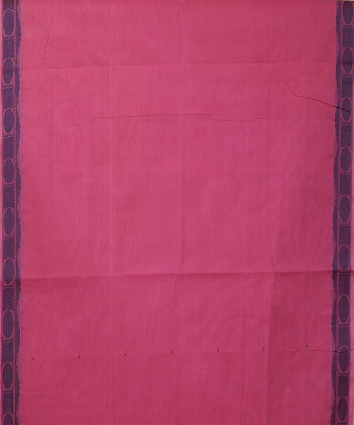 Dindigul Pink Handwoven Cotton Saree