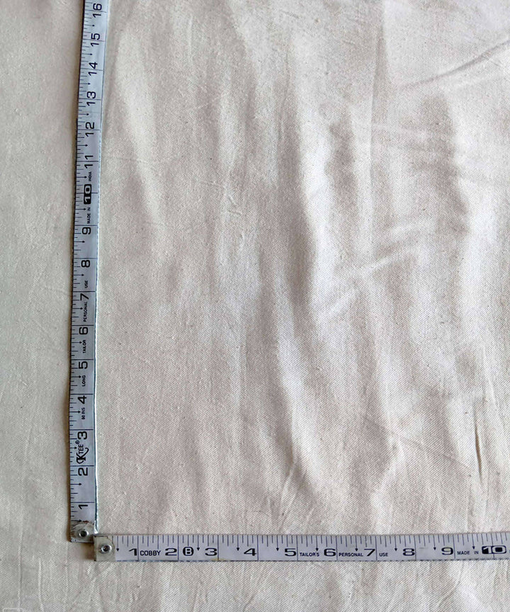 2.5m kora yarn dyed handspun handwoven cotton kurta fabric